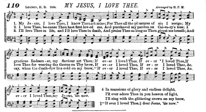 my jesus i love thee-e.p.hammond song evangel